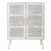 Cupboard Alexandra House Living Silver white wedding Bamboo MDF Wood 37 x 101 x 80 cm