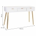 Hall Table with Drawers Alexandra House Living Golden MDF Wood 41 x 78 x 120 cm