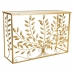 Hall de Entrada Alexandra House Living Dourado Metal Vidro Madeira MDF 40 x 80 x 120 cm