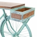 Hall de Entrada Alexandra House Living Bike Turquesa Madeira Ferro 50 x 94 x 198 cm