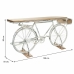 Ingresso Alexandra House Living Bike Bianco Caffè Ferro Legno di mango 50 x 90 x 198 cm