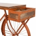 Hall Alexandra House Living Bike Copper Wood Iron 50 x 94 x 198 cm