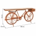 Зала Alexandra House Living Bike Мед Дървен Желязо 50 x 94 x 198 cm