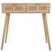 Konsolentisch mit Schubladen Alexandra House Living natürlich Holz MDF 42 x 79 x 80 cm