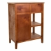 Hall Table with Drawers Alexandra House Living Brown Pine MDF Wood 82 x 37 x 63 cm