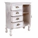 Hall Table with Drawers Alexandra House Living White Paolownia wood 30 x 80 x 65 cm