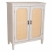 Ingresso Alexandra House Living Bianco Rattan Legno di abete Legno MDF 36 x 95 x 78 cm