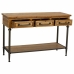 Hall Table with Drawers Alexandra House Living Brown Metal Fir wood MDF Wood 40 x 80 x 122 cm