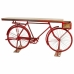 Hallbord Alexandra House Living Bike Brun Rød Jern Mangotræ 50 x 90 x 198 cm