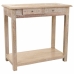 Konsolentisch mit Schubladen Alexandra House Living Weiß natürlich Mango-Holz Holz MDF 40 x 76 x 135 cm