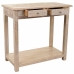 Hall Table with Drawers Alexandra House Living White Natural Mango wood MDF Wood 40 x 76 x 135 cm