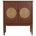 Eingangsbereich Alexandra House Living Braun natürlich Rattan Tannenholz Holz MDF 38 x 90 x 80 cm