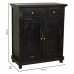 Hall Table with Drawers Alexandra House Living Black Wood 40 x 100 x 85 cm