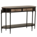 Hall Table with Drawers Alexandra House Living Brown Metal 41 x 81 x 125 cm