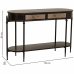 Hall Table with Drawers Alexandra House Living Brown Metal 41 x 81 x 125 cm