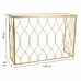 Hall Alexandra House Living Golden Metal Glass MDF Wood 40 x 80 x 120 cm