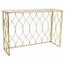 Hall de Entrada Alexandra House Living Dourado Metal Vidro Madeira MDF 40 x 80 x 120 cm