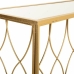 Hall de Entrada Alexandra House Living Dourado Metal Vidro Madeira MDF 40 x 80 x 120 cm