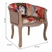 Poltrona Alexandra House Living Rosa chiaro Legno d'albero della gomma 100 % poliestere 61 x 71 x 61 cm