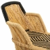 Chaise longue Alexandra House Living Noir Naturel 48 x 78 x 110 cm