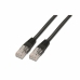 UTP Category 6 Rigid Network Cable Aisens 1 m Black