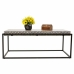 Centre Table Alexandra House Living Grey Metal MDF Wood 60 x 49 x 124 cm