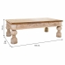 Mesa de Centro Alexandra House Living Madera de mango 74 x 45 x 135 cm