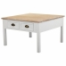 Mesa de Centro Alexandra House Living Branco Castanho Liga de Zinco Madeira MDF 80 x 50 x 80 cm