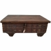 Baule Alexandra House Living Marrone Legno Riciclato 64 x 46 x 116 cm