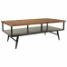 Hoofdtafel Alexandra House Living Bruin Grijs Metaal Mangohout 65 x 44 x 125 cm