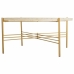 Mesa de Centro Alexandra House Living Branco Metal Madeira de abeto Madeira MDF 80 x 36 x 80 cm