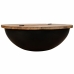 Centre Table Alexandra House Living Black Iron Mango wood 86 x 30 x 86 cm