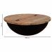 Centre Table Alexandra House Living Black Iron Mango wood 86 x 30 x 86 cm