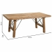 Hoofdtafel Alexandra House Living Bruin Sparrenhout Hout MDF 60 x 50 x 120 cm