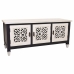 Mobile Aggiuntivo Alexandra House Living Bianco Nero Legno di abete Legno MDF 40 x 46 x 105 cm