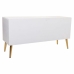 Aparador Alexandra House Living Branco Dourado 40 x 61 x 121 cm