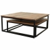 Sett med 2 bord Alexandra House Living Naturell Jern Treverk av mangotre 75 x 34 x 75 cm