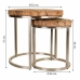 Jeu de 2 tables Alexandra House Living Naturel Fer Bois de manguier