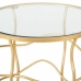 Side table Alexandra House Living Gold Metal 46 x 60 x 46 cm