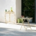 Side table Alexandra House Living Yellow 40 x 58 x 60 cm