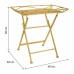 Side table Alexandra House Living Yellow 40 x 58 x 60 cm