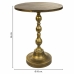 Mesa auxiliar Alexandra House Living Oro Hierro 50 x 66 x 50 cm