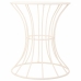 Table d'appoint Alexandra House Living Blanc Fer 20 x 50 x 21 cm