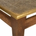 Hoofdtafel Alexandra House Living Bruin Goud Metaal Mangohout 45 x 42 x 45 cm