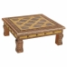 Mesa de apoio Alexandra House Living Cobre Alumínio Madeira MDF 38 x 14 x 38 cm