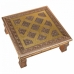 Mesa de apoio Alexandra House Living Cobre Alumínio Madeira MDF 38 x 14 x 38 cm