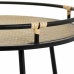 Mesa de apoio Alexandra House Living Preto Ferro 45 x 50 x 45 cm