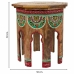 Centre Table Alexandra House Living Multicolour Mango wood 46 x 50 x 46 cm