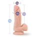 Realistyczne dildo Blush Au Naturel TPE Ø 3,2 cm (10,1 cm)