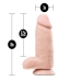 Dildo realist Blush Au Naturel TPE Ø 7,6 cm